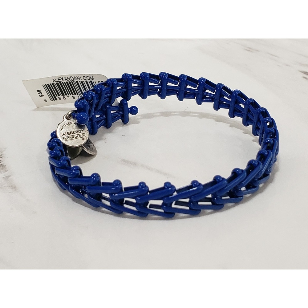 NEW Alex and Ani Gypsy 66 Wrap Bracelet True Blue Vintage Sixty-Six Collection